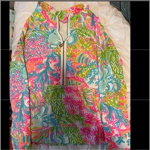 Lilly Pulitzer pullover jacket/shirt